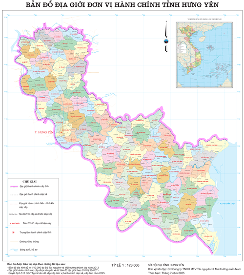 Bản đồ hành chính Phường Thượng Hồng